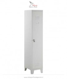 Armadietto singolo in lamiera d'acciaio