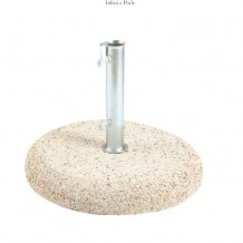 Base ombrellone in cemento lavato tonda Ø 50 cm da 35 kg