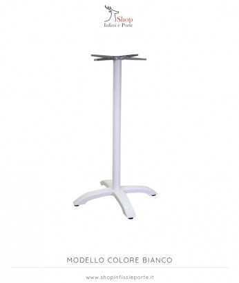 Base tavolo a croce altezza 108 cm in alluminio