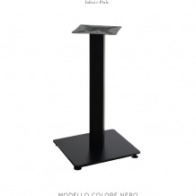 Base tavolo quadrata altezza 72 cm in acciaio