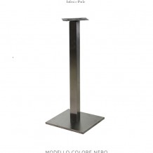 Base tavolo quadrata altezza 110 cm in acciaio