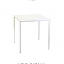 Tavolo quadrato 70x70 cm in metallo