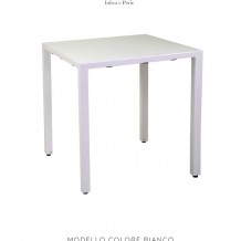 Tavolo quadrato 70x70 cm in alluminio