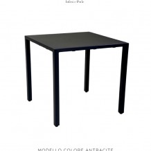 Tavolo quadrato 80x80 cm in alluminio