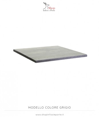 Top tavolo quadrato 70x70 cm in resina