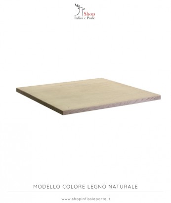 Top tavolo rettangolare 70x50 cm in resina