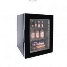 Minibar con porta a vetro e interno nero 40 litri