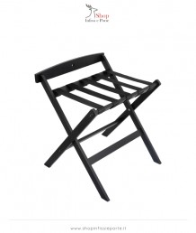 Porta valigie black con sponda (confezione da 2 pezzi)